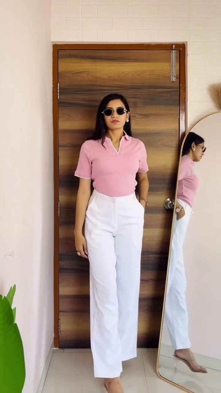 Smart Casual Polo & Trousers Look - Image 2