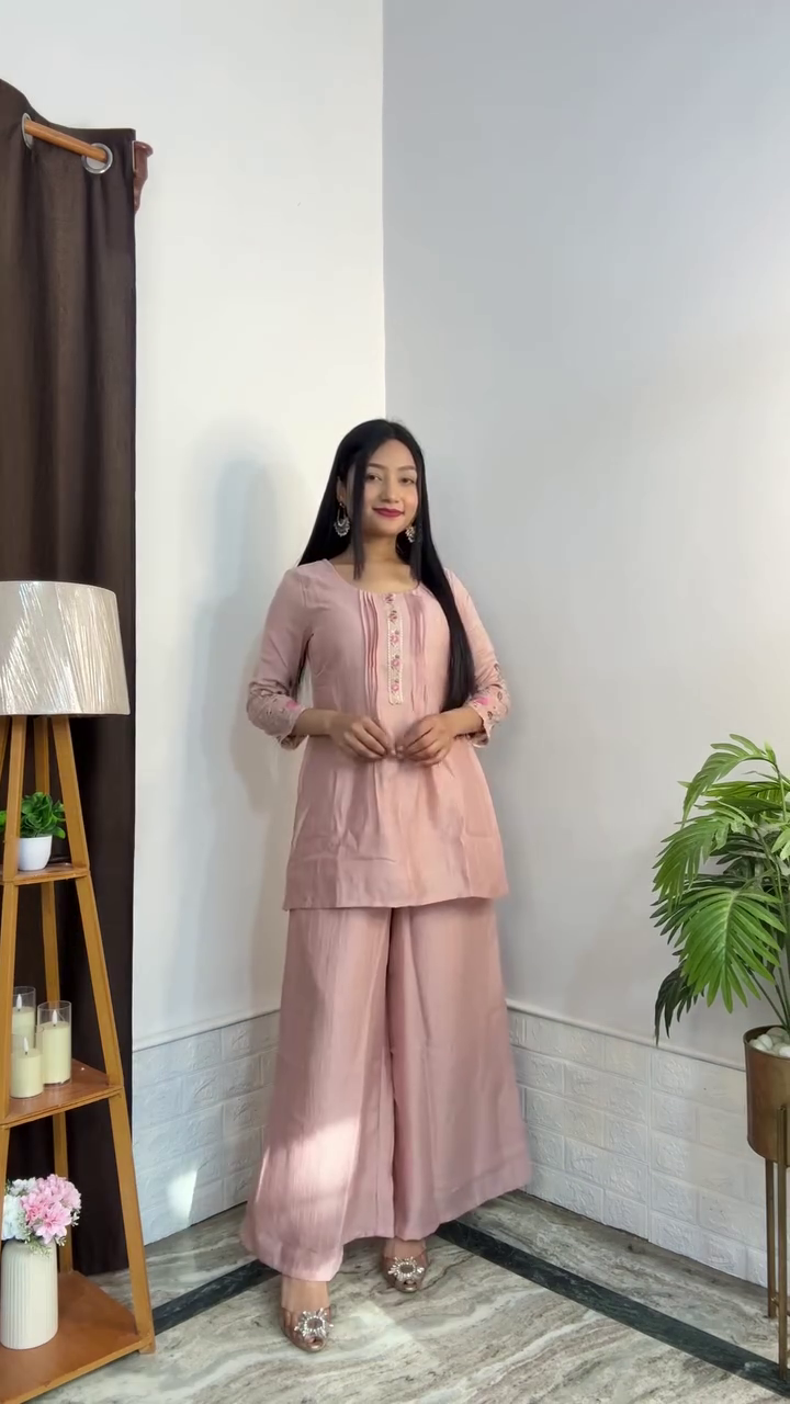Deep Brown Ethnic Suit Set - Image 4