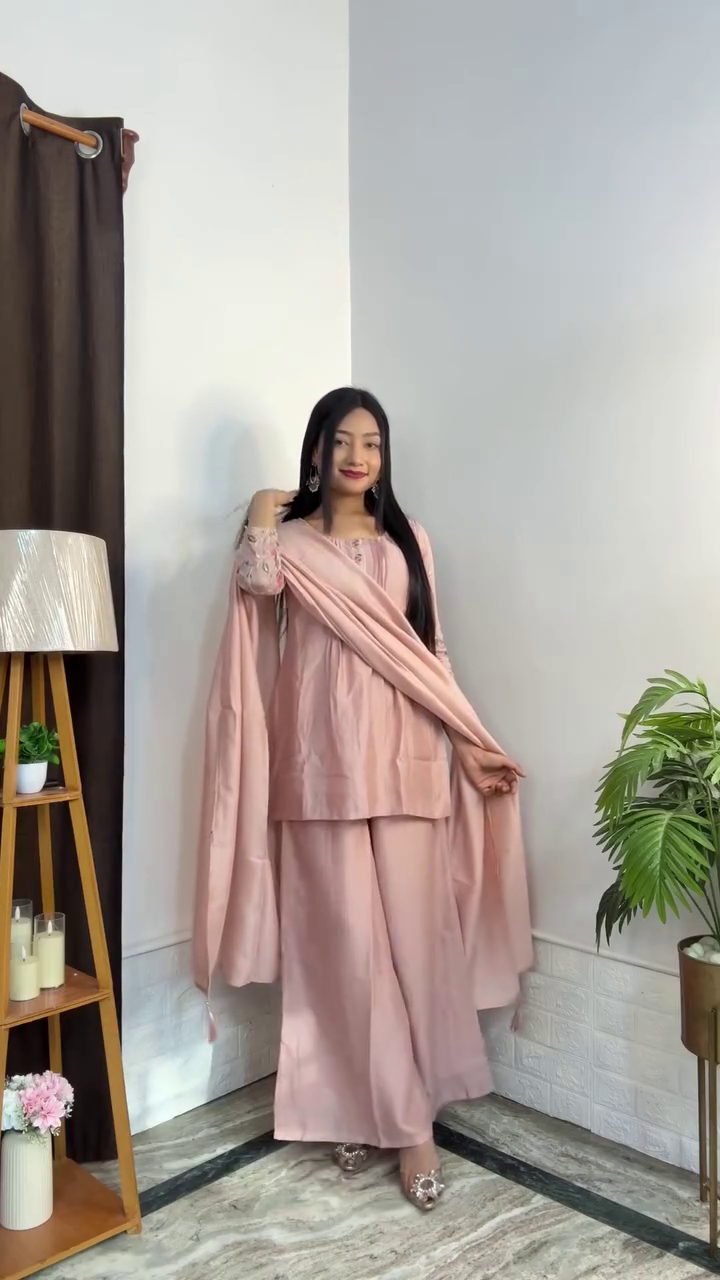 Deep Brown Ethnic Suit Set - Image 5