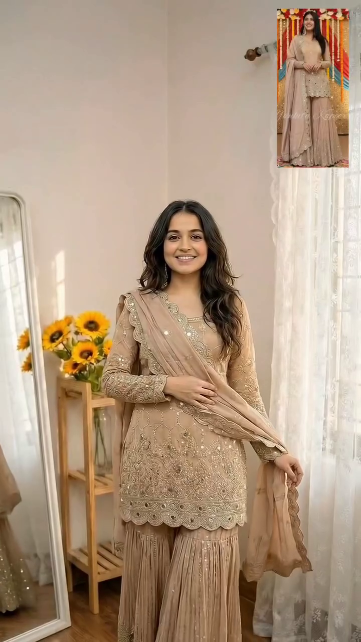 Beige Elegant Suit Set - Image 2