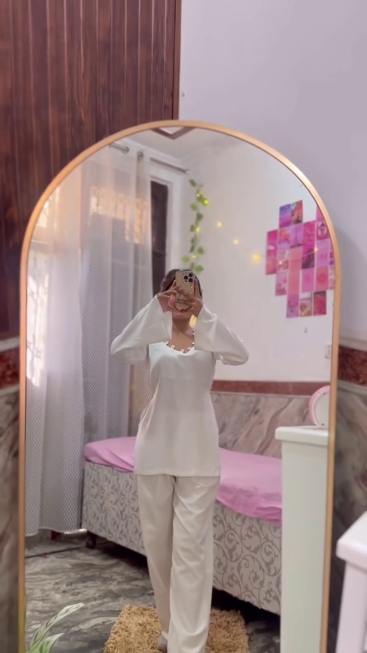 White Lounge Wear Set