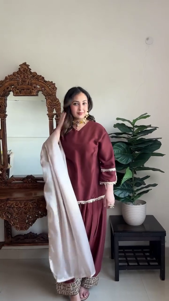 Sky Blue Kaftan Style Set - Image 4