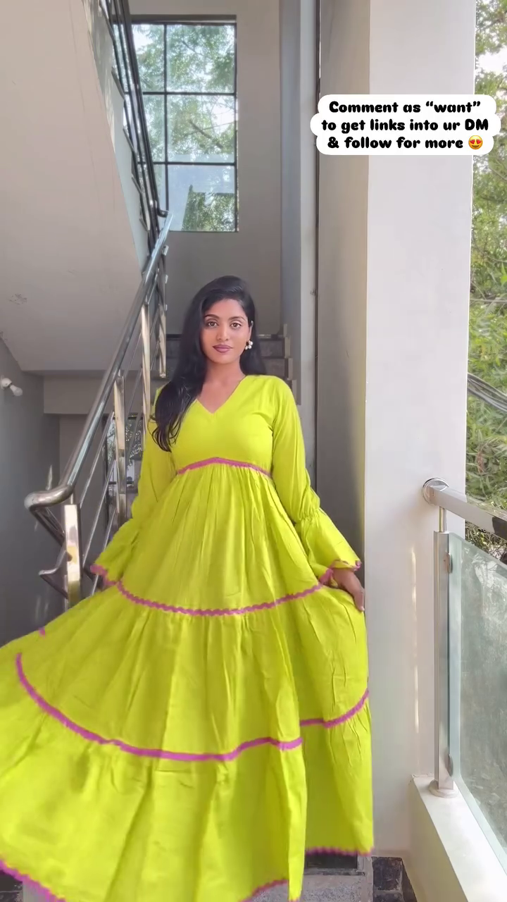 Bright Yellow Tiered Maxi Dress - Image 2