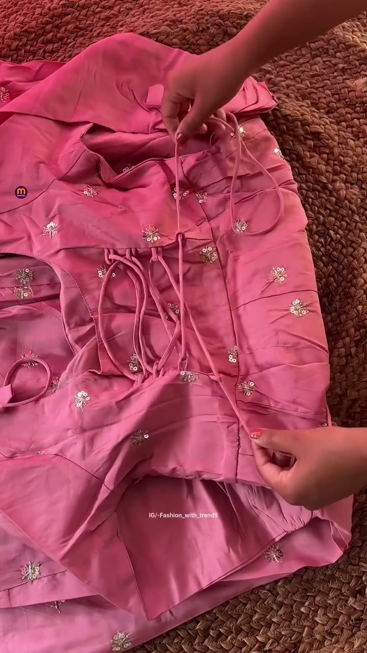 Pink Silk Kurta Set - Image 2