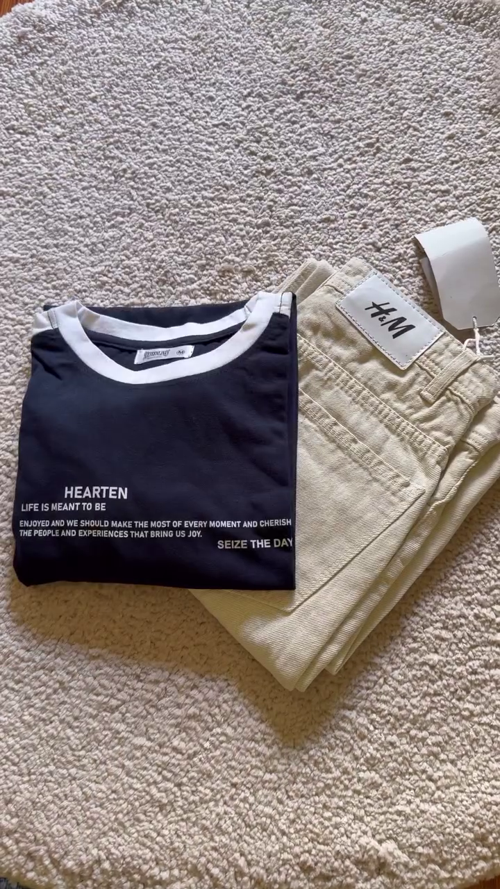 Casual T-shirt & Pants Combo