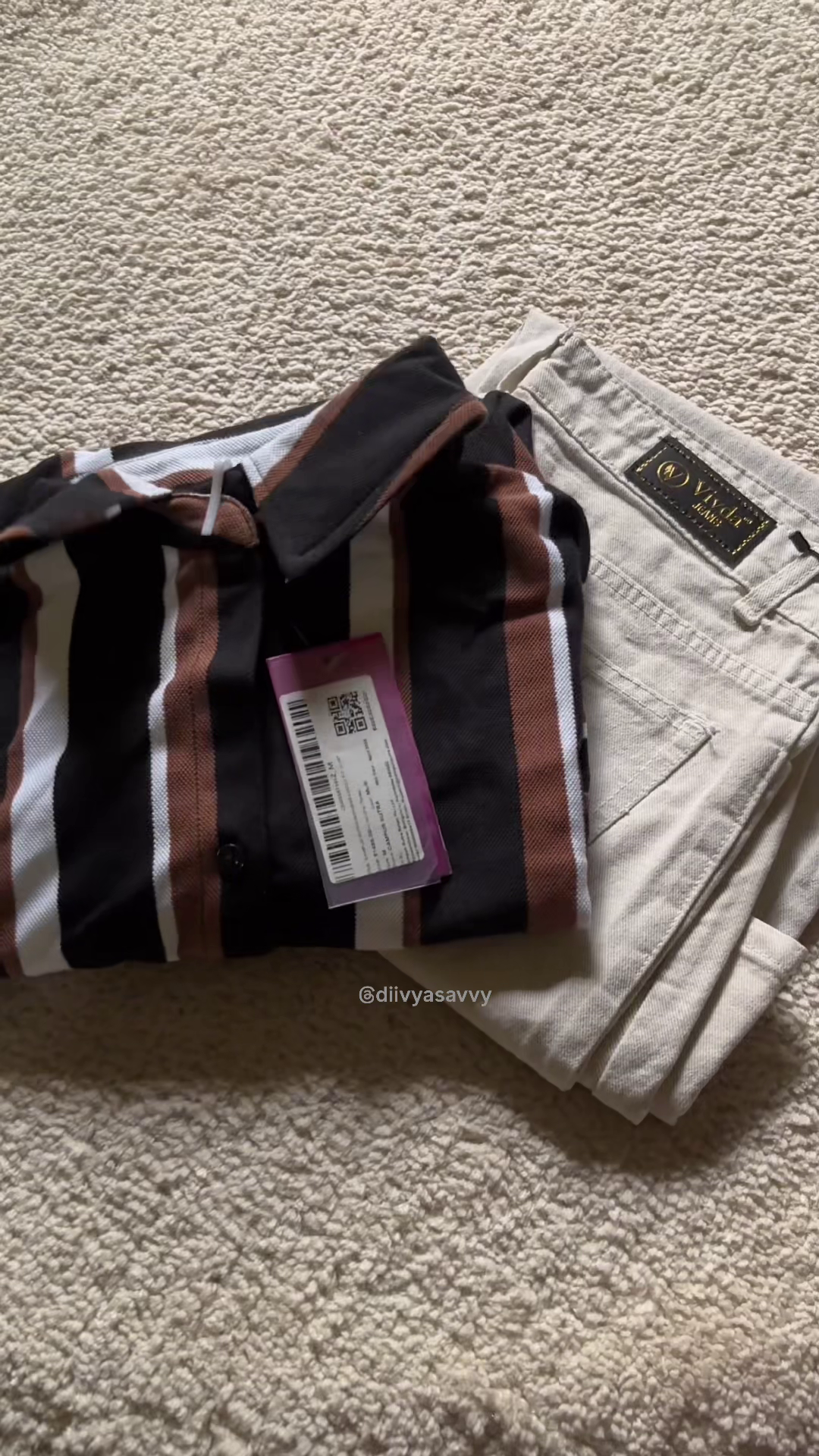 Checked Shirt with Denim Jeans - Image 2